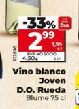 Oferta de Vino blanco por 2,99€ en Dia
