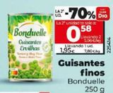 Oferta de Guisantes Bonduelle por 1,95€ en Dia