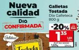 Oferta de Galletas tostadas Dia por 1,35€ en Dia