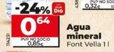 Oferta de Agua Font Vella por 0,64€ en Dia