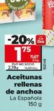 Oferta de ACEITUNAS RELLENAS DE ANCHOA por 1,75€ en Dia