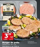 Oferta de BURGER DE POLLO por 3,39€ en Dia