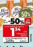 Oferta de Zumo de frutas Bifrutas por 2,69€ en Dia