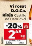Oferta de Vino rosado por 3,1€ en Dia