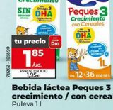 Oferta de Preparado lácteo Puleva por 1,95€ en Dia