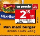Oferta de Pan de hamburguesa Bimbo por 2,39€ en Dia