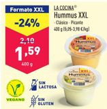 Oferta de Hummus por 1,59€ en ALDI