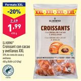 Oferta de Croissants de chocolate por 1,99€ en ALDI