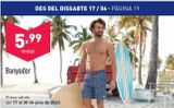 Oferta de Bañador hombre por 5,99€ en ALDI