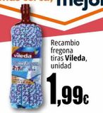 Oferta de Recambio fregona tiras Vileda por 1,99€ en Unide Market