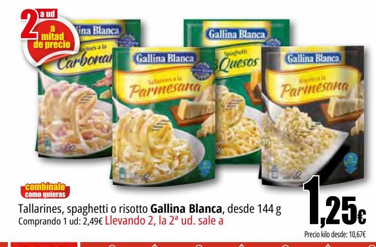 Comprar Gallina Blanca | Ofertas y promociones | Tiendeo