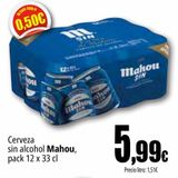 Oferta de Cerveza sin alcohol Mahou por 5,99€ en Unide Market