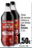 Oferta de Tinto de verano Don Simón por 1,5€ en UDACO