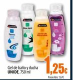 Oferta de Gel de baño Unide por 1,25€ en UDACO