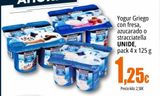 Oferta de Yogur griego Unide por 1,25€ en UDACO