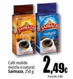 Oferta de Café molido mezcla o natural Saimaza por 2,49€ en Unide Supermercados