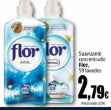 Oferta de Suavizante concentrado Flor por 2,79€ en Unide Supermercados
