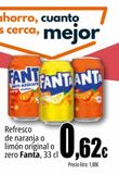 Oferta de Refresco de naranja o limón original o zero Fanta por 0,62€ en Unide Supermercados