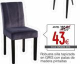 Oferta de Silla tapizada por 43€ en ATRAPAmuebles