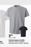 Oferta de Camiseta manga corta velilla por 326€ en Cadena88