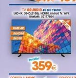Oferta de Televisores Grundig por 359€ en Master Cadena