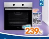 Oferta de TEKA  Por Solo!  10%  HORNO TEKA  HBB-435 SS INOX  Corwendond-3  funciones de  cocinado. Puerto dos cristales Ventación  dinámica Bardejo  profunda esmaltoda y pamilla (con sistema antivuelco). 116273 por 239€ en Master Cadena