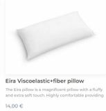 Oferta de Eira Viscoelastic+fiber pillow The Eira pillow is a magnificent pillow with a fluffy and extra soft touch. Highly comfortable providing  14,00 €  por 14€ en Dormitienda
