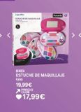 Oferta de Estuche de maquillaje juguettos por 17,99€ en Juguettos