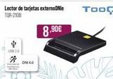 Oferta de †  USB 2.0  7  Lector de tarjetas externo DNIe TOR-210B  8.90€  DNI 4.0  por 890€ en MR Micro