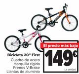 Oferta de Bicicleta 20'' First  por 149€ en Carrefour