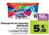Oferta de Detergente en cápsulas MICOLOR  por 10,35€ en Carrefour