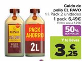 Oferta de Caldo de pollo EL PAVO por 6,49€ en Carrefour