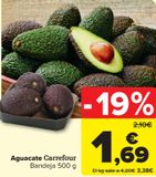 Oferta de Aguacate Carrefour por 1,69€ en Carrefour