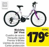 Oferta de Bicicleta 24'' First  por 179€ en Carrefour
