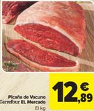 Oferta de Picaña de vacuno Carrefour El Mercado por 12,89€ en Carrefour