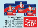Oferta de En pants DODOT Bebé seco T4, T5, T6 y T7  en Carrefour