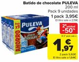 Oferta de Batido de chocolate PULEVA por 3,95€ en Carrefour