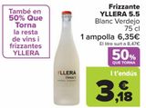 Oferta de Frizzante YLLERA 5.5 Blanco Verdejo por 6,35€ en Carrefour