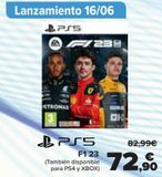 Oferta de PS5 F1 23  por 72,9€ en Carrefour