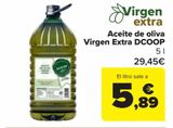 Oferta de Aceite de oliva Virgen Extra DCOOP por 29,45€ en Carrefour