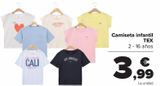Oferta de Camiseta infantil TEX  por 3,99€ en Carrefour