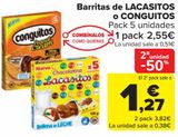 Oferta de Barritas de LACASITOS o CONGUITOS por 2,55€ en Carrefour