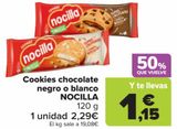 Oferta de Cookies chocolate negro o blanco NOCILLA por 2,29€ en Carrefour