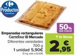 Oferta de Empanadas rectangulares Carrefour El Mercado por 5,9€ en Carrefour