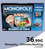 Oferta de Juegos de mesa Monopoly por 36,99€ en ToysRus