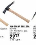 Oferta de 22'27  +NA=2695  ALCOTANA BELLOTA  5931-A N. Martillo-pala. 335x203 mm  en Cofac
