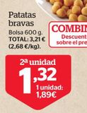 Oferta de Patatas bravas por 1,89€ en La Sirena