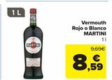 Oferta de VERMOUTH ROJO O BLANCO MARTINI por 8,59€ en Carrefour Market