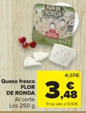 Oferta de QUESO FRESCO FLOR DE RONDA por 3,48€ en Carrefour Market