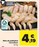 Oferta de Alas de pollo Carrefour por 4,19€ en Carrefour Market